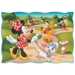 4 Puzzles - Mickey Mouse Schöner Tag