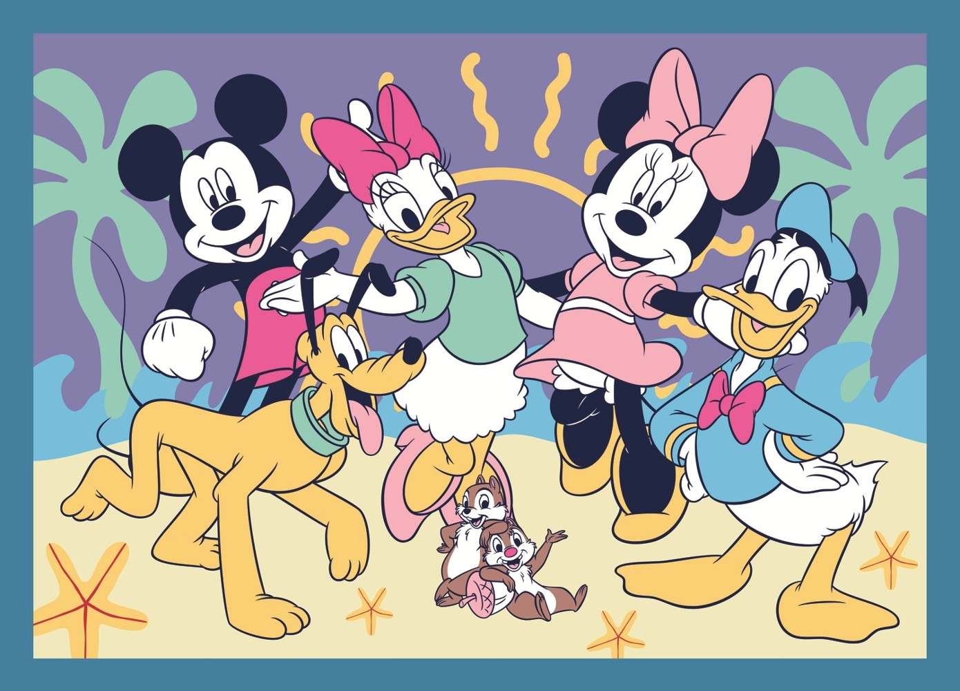 4 Puzzles - Lustige Ereignisse von Mickey Mouse