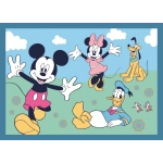4 Puzzles - Lustige Ereignisse von Mickey Mouse
