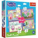 4 Puzzles - Peppa liebt Abenteuer