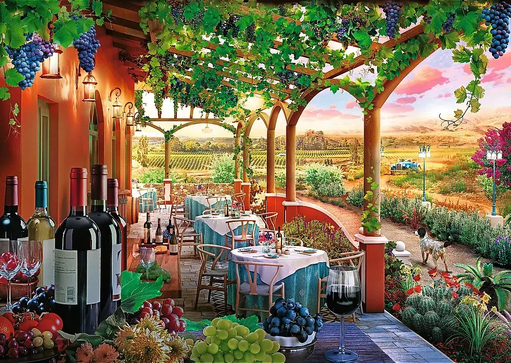 Italienischer Weinberg