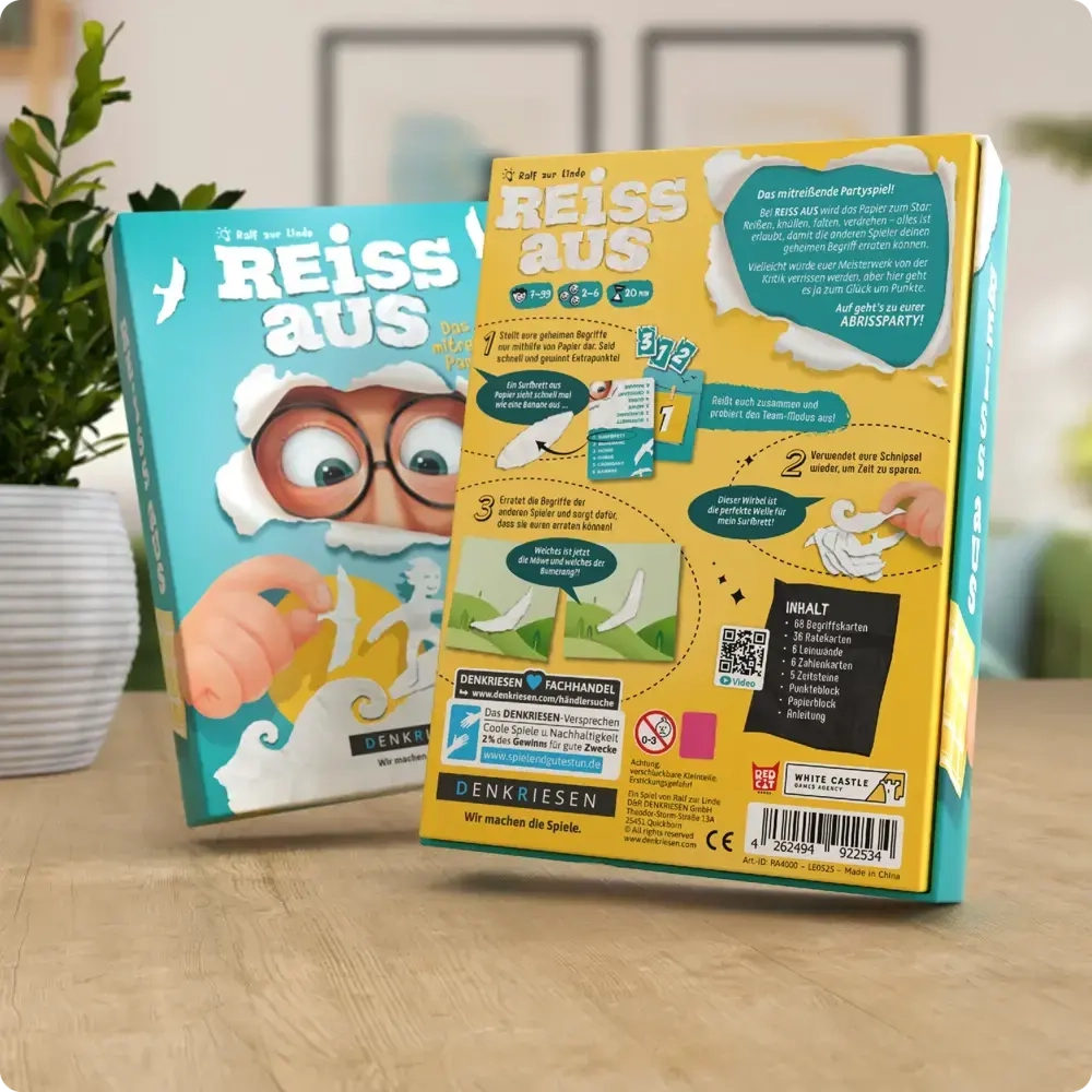 Reiss aus – "Das mitreissende Partyspiel!"