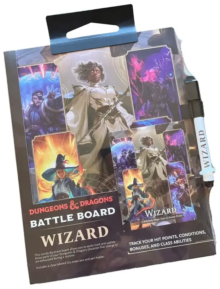 Dungeons & Dragons Battle Board Kampfbretttafel Zauberer (Wizard)