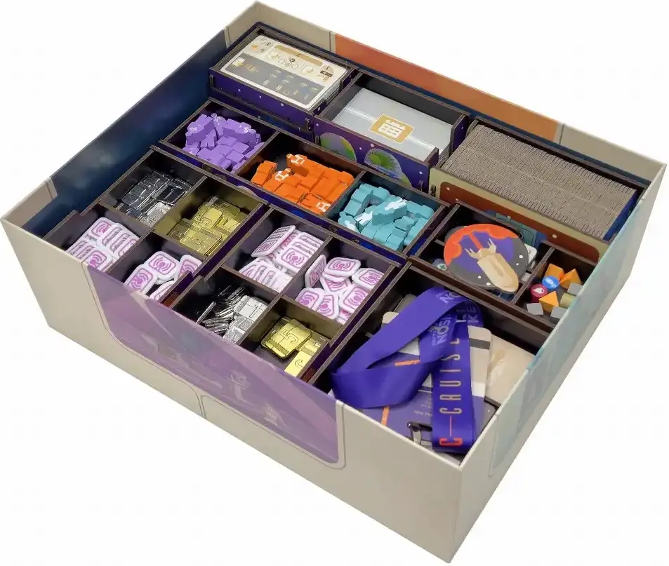 Galactic Cruise + Erweiterungen - Deluxe Insert aus Holz (UV-Print)