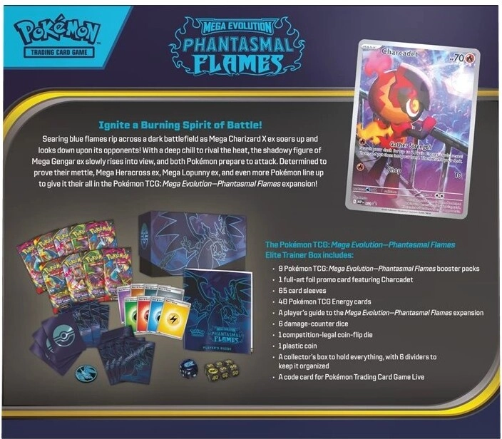 Pokémon ME02 - Phantasmal Flames Elite Trainer Box - EN