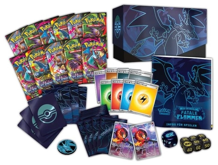 Pokémon ME02 - Fatale Flammen Top Trainer Box - DE