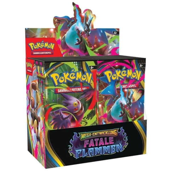 Pokémon ME02 - Fatale Flammen Booster Display - DE