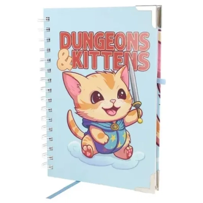 Dungeons & Kittens Spiral Notebook