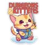Dungeons & Kittens Spiral Notebook