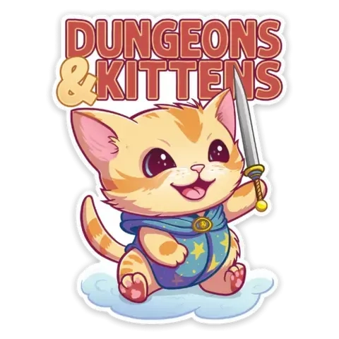Dungeons & Kittens Spiral Notebook
