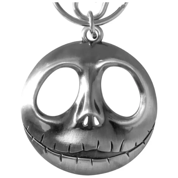 Nightmare before Christmas Metall-Schlüsselanhänger Jack Head with Bow