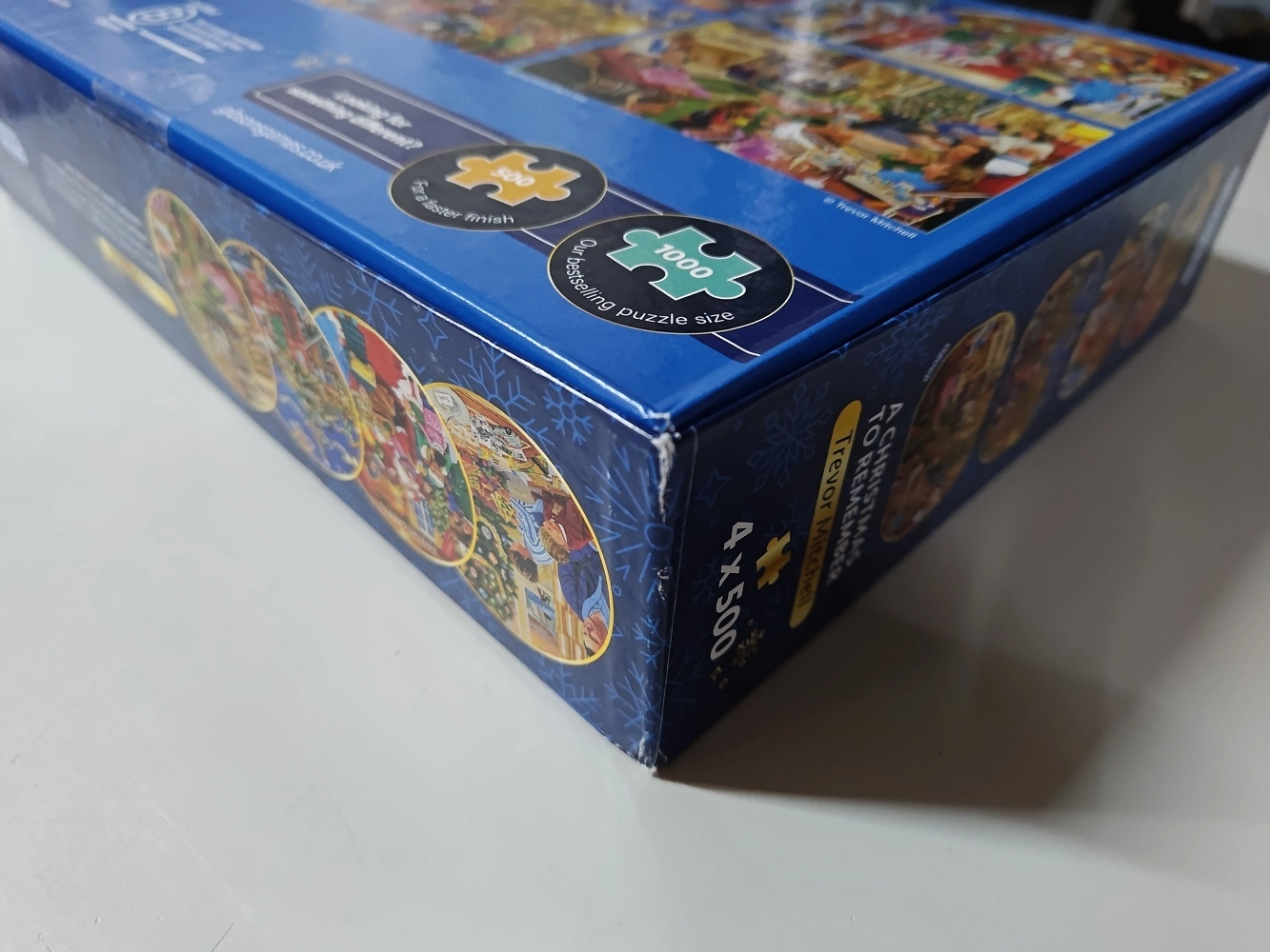 A  Christmas To Remember - 4x 500 Teile Puzzle (Leicht defekte Verpackung)