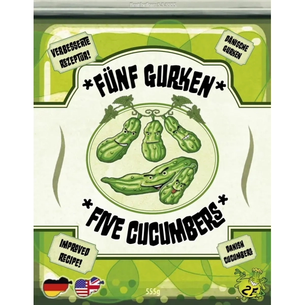 Fünf Gurken (Five Cucumbers) - DE/EN