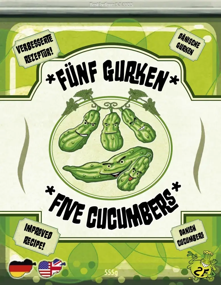 Fünf Gurken (Five Cucumbers) - DE/EN