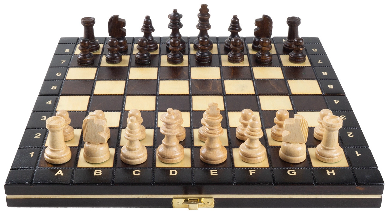 Reiseschach Gebrannt - 26.5cm