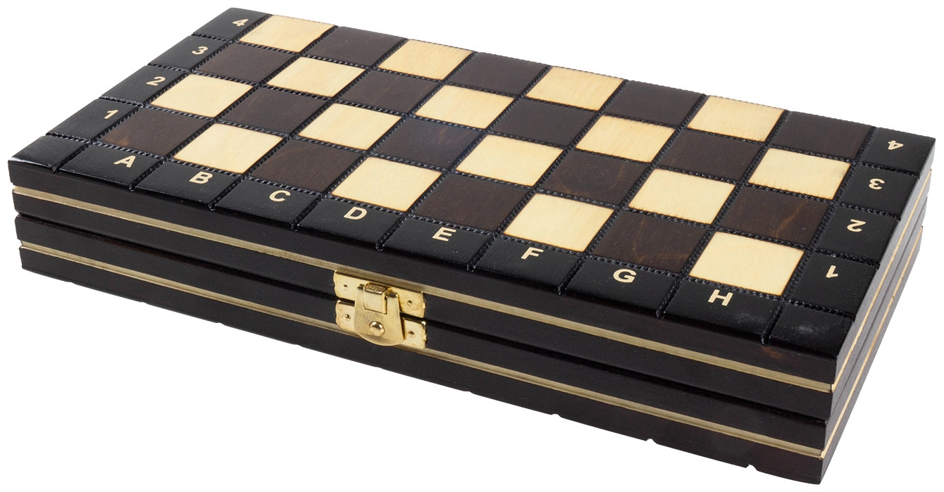 Reiseschach Gebrannt - 26.5cm