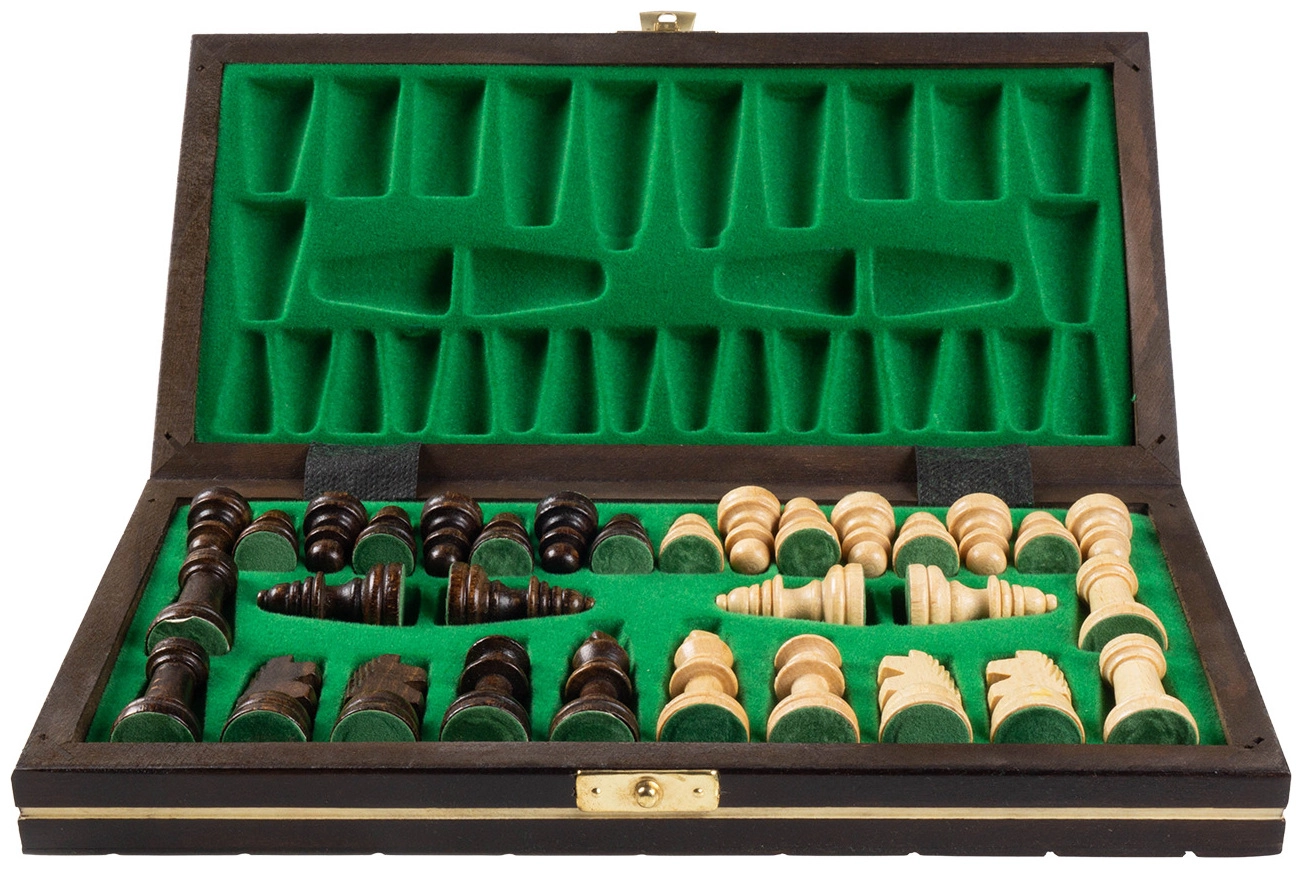 Reiseschach Gebrannt - 26.5cm