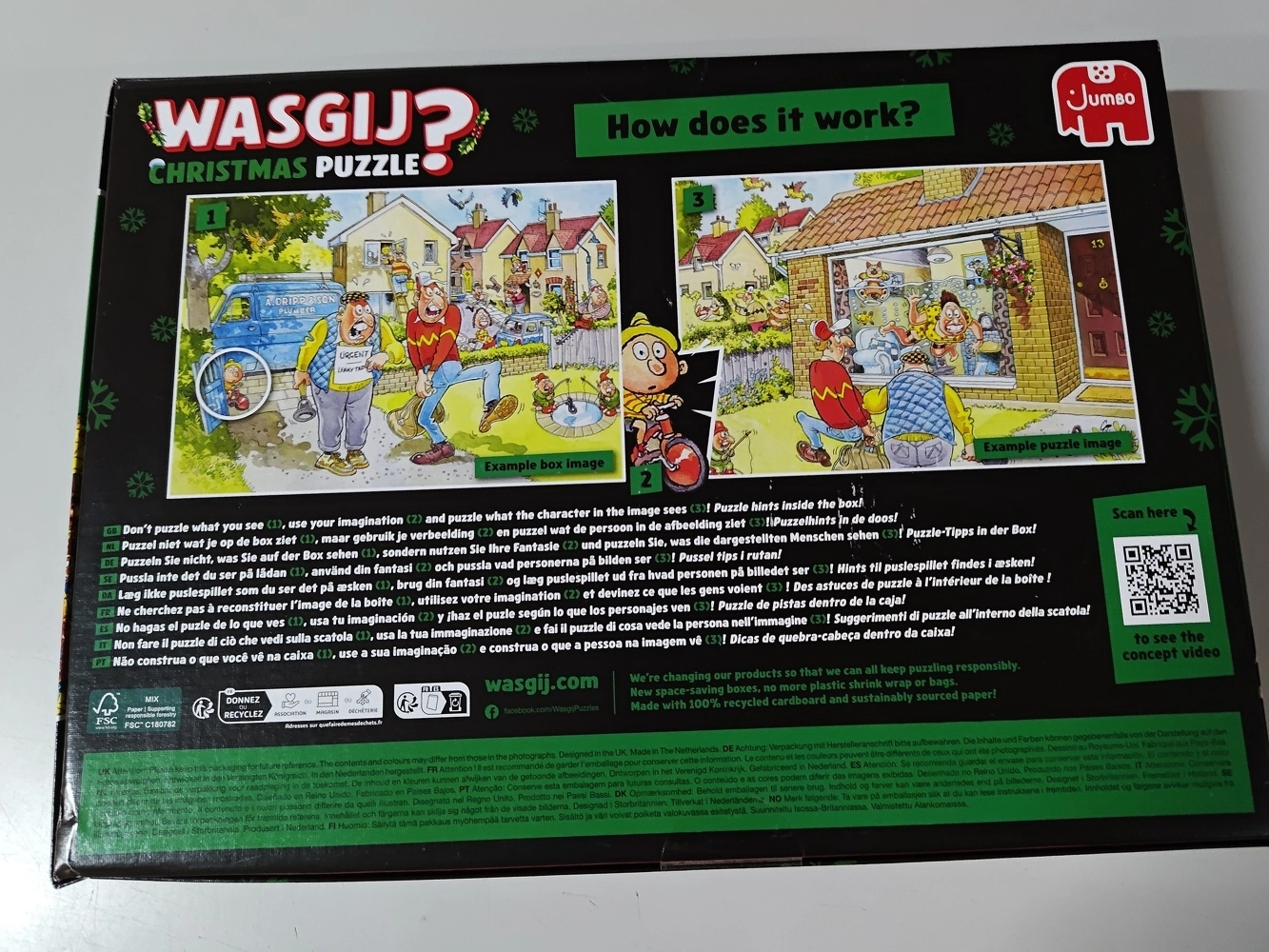 Christmas Carol - Wasgij Christmas 20 (2x 1000 Teile) (Leicht defekte Verpackung)