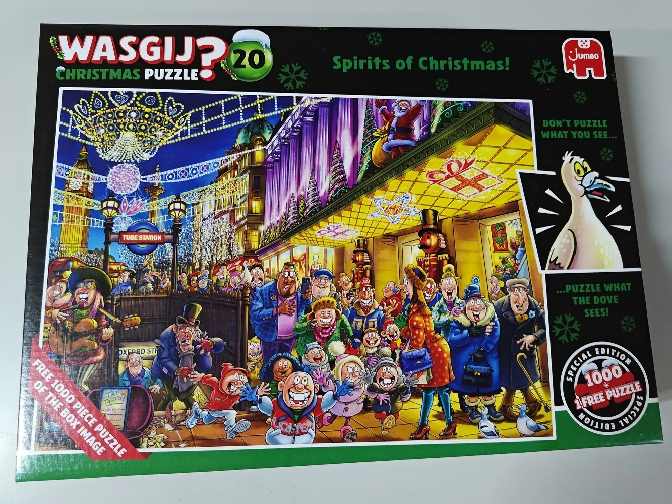 Christmas Carol - Wasgij Christmas 20 (2x 1000 Teile) (Leicht defekte Verpackung)