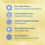 Puzzle-Sortierboxen - Puzzle Sort & Go Deluxe