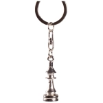 Schlüsselanhänger Schachfigur silber