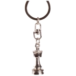 Schlüsselanhänger Schachfigur silber