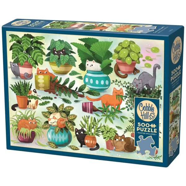 Katzen gegen Pflanzen (500 XXL-Teile)