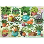 Katzen gegen Pflanzen (500 XXL-Teile)