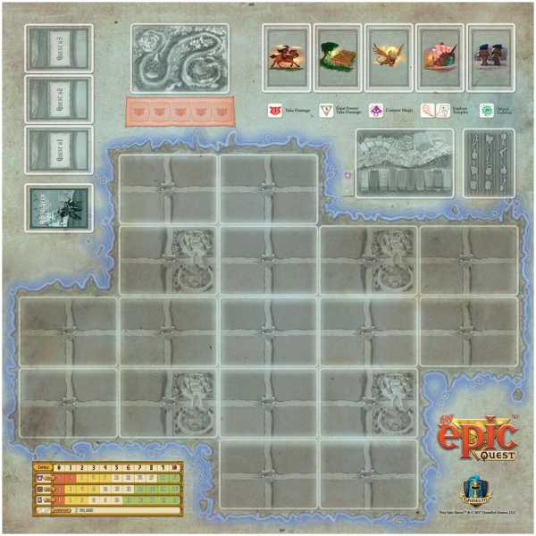Tiny Epic Quest Game Mat - EN