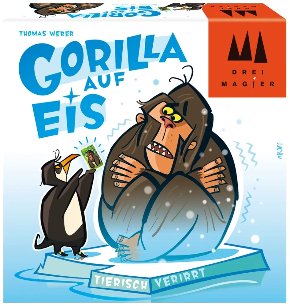 Gorilla auf Eis