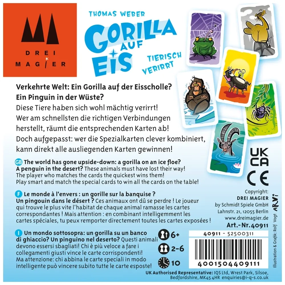 Gorilla auf Eis