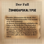 Horror Dinner Zombieapokalypse: Der Anfang vom Ende