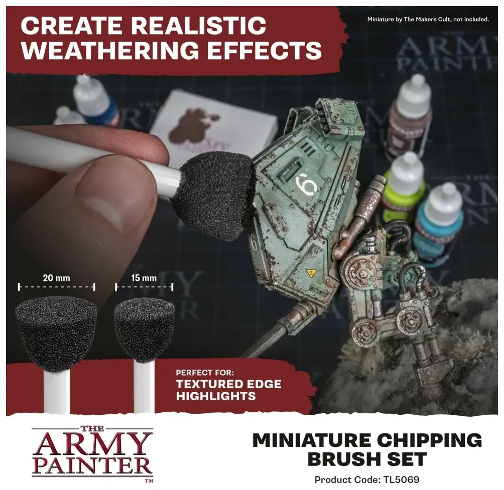 Miniature Chipping Brush Set