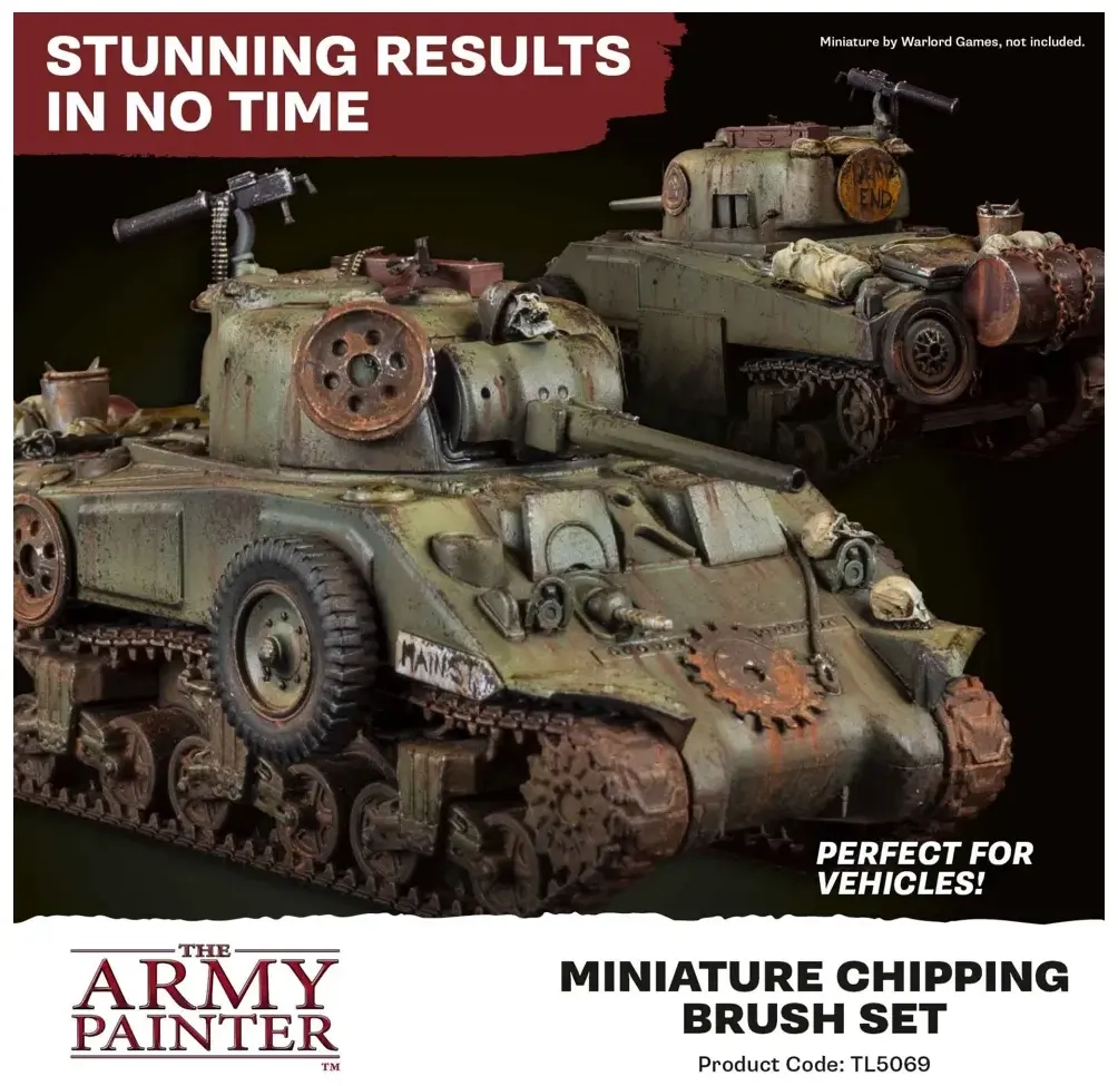 Miniature Chipping Brush Set