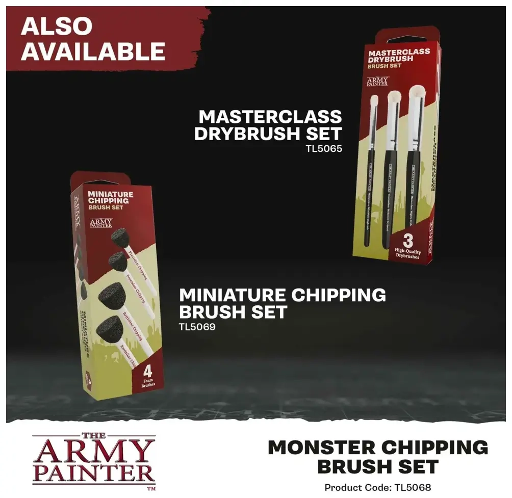 Monster Chipping Brush Set
