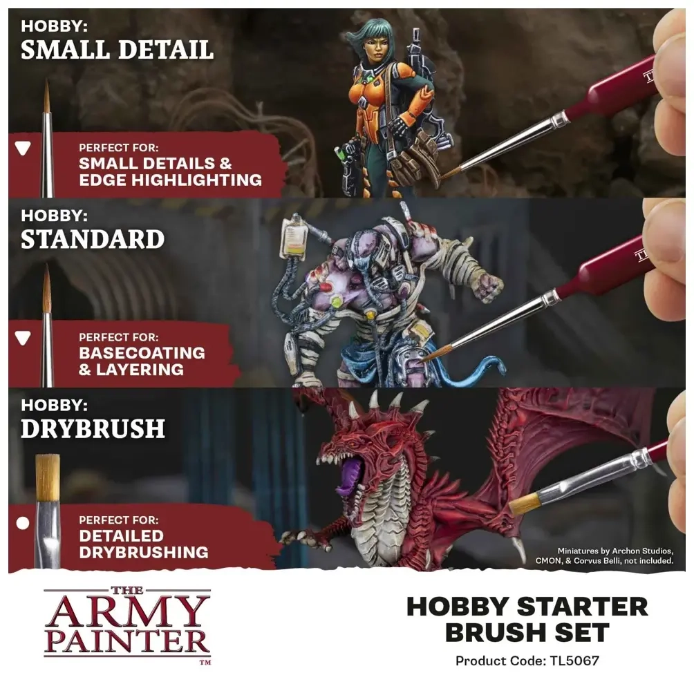 Army Painter Hobby Starter Brush Set