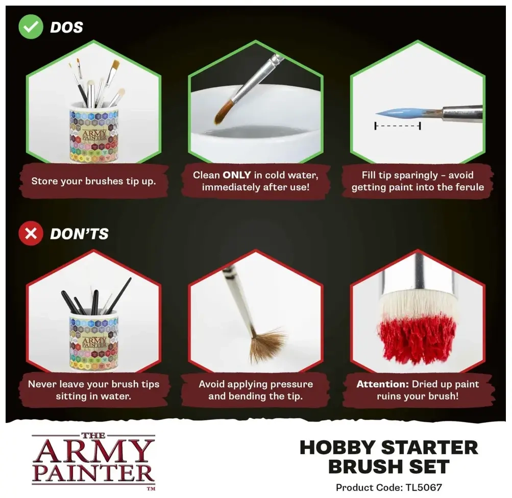 Army Painter Hobby Starter Brush Set