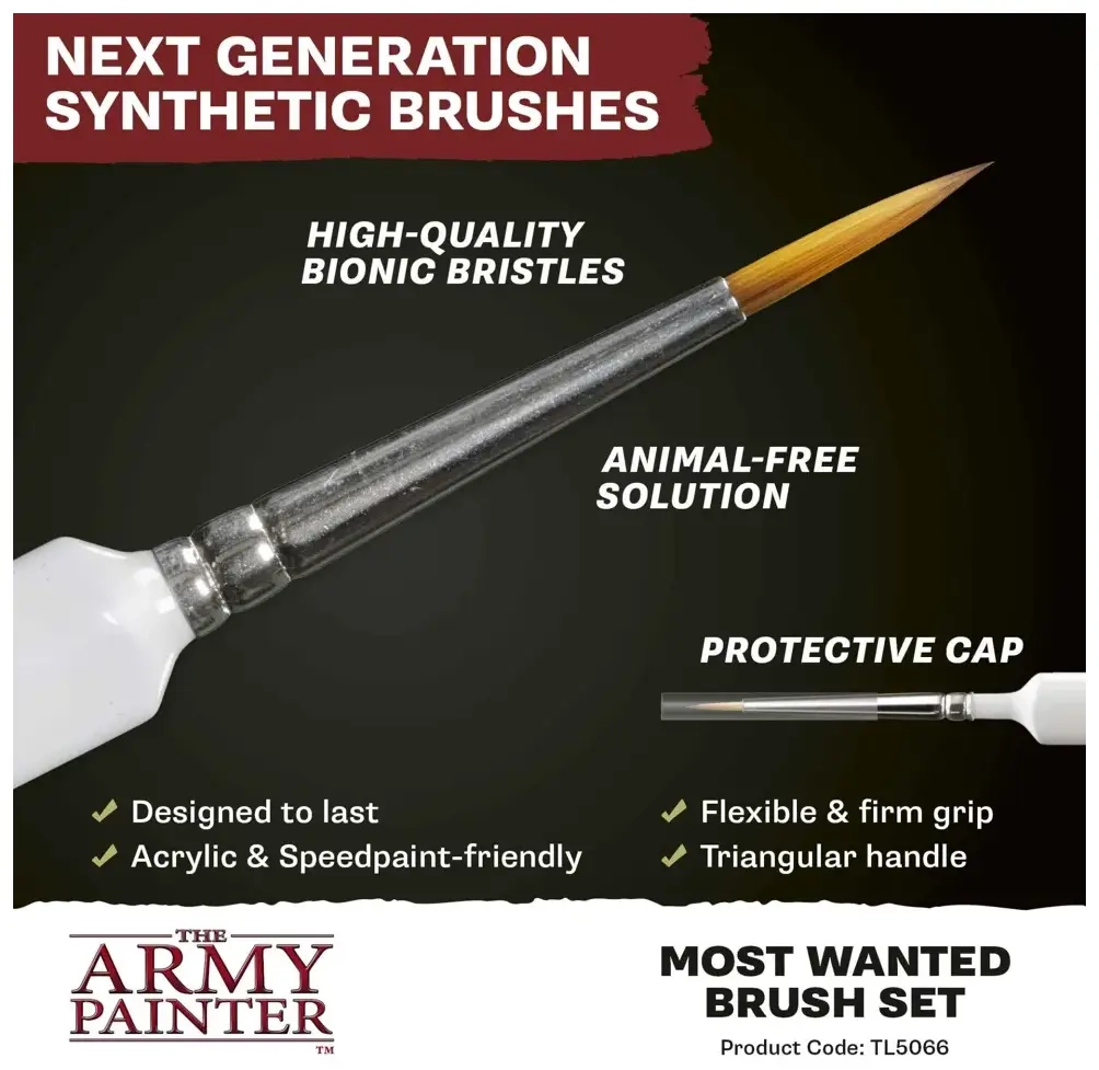 Army Painter Most Wanted Brush Set