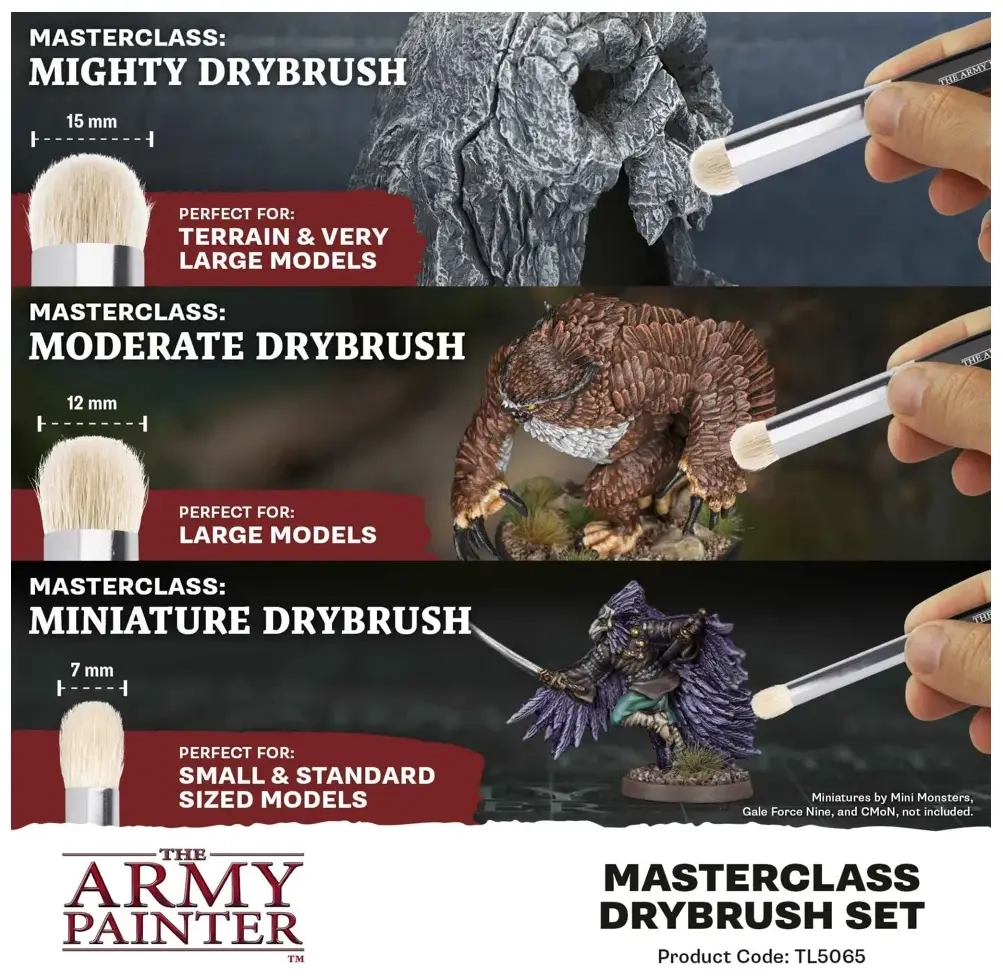 Army Painter Masterclass Drybrush Set