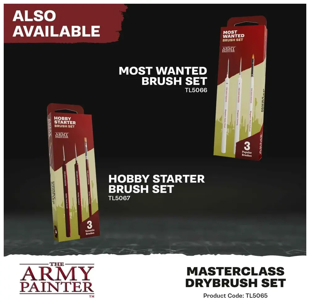 Army Painter Masterclass Drybrush Set