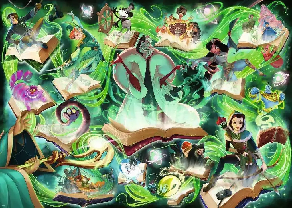 Disney Lorcana Puzzle Glimmers of the Realm: Emerald