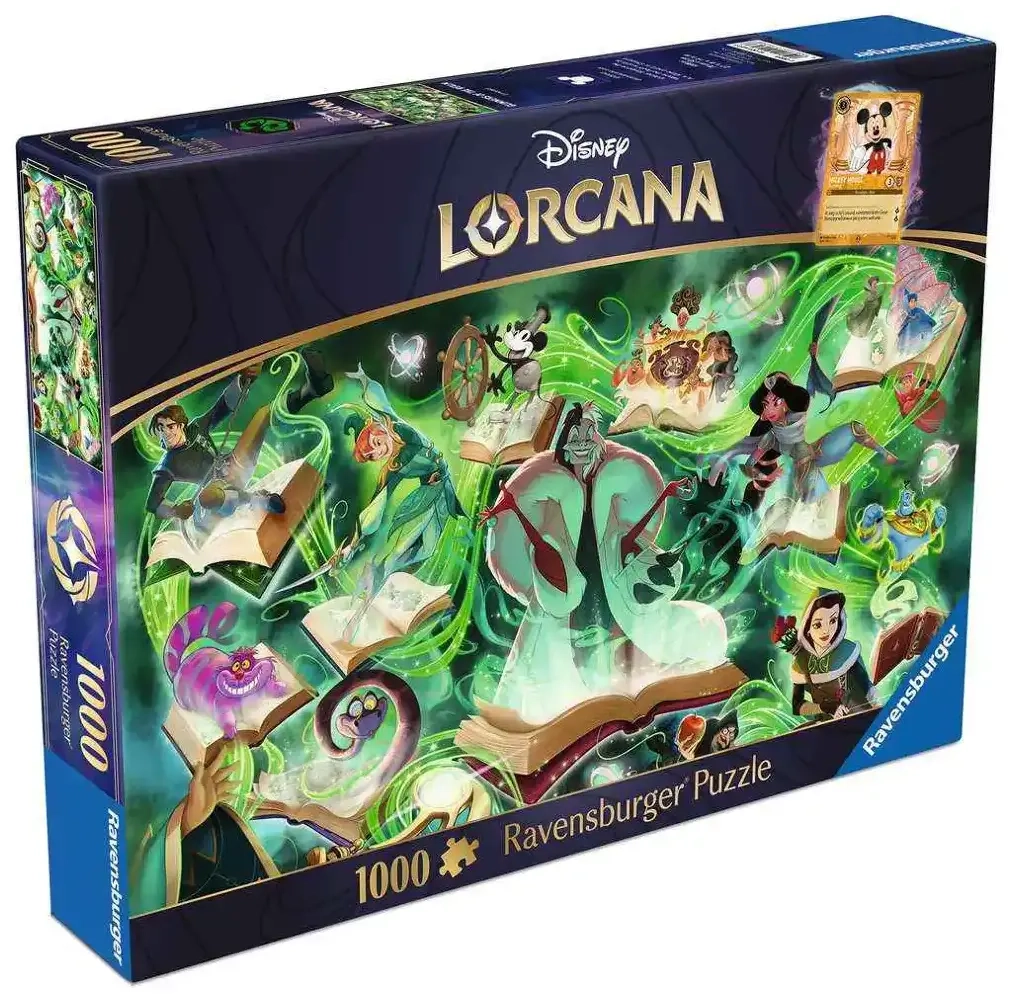 Disney Lorcana Puzzle Glimmers of the Realm: Emerald