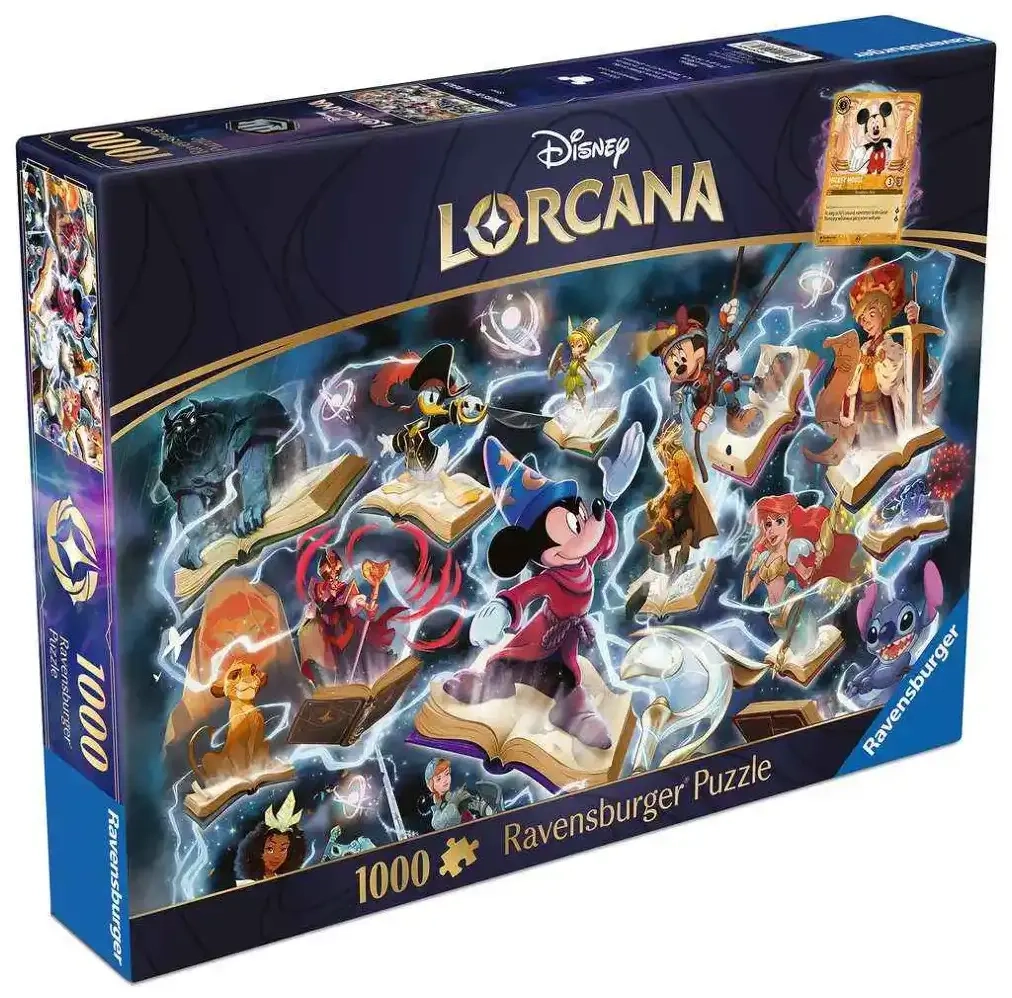 Disney Lorcana Puzzle Glimmers of the Realm: Steel (1000 Teile)