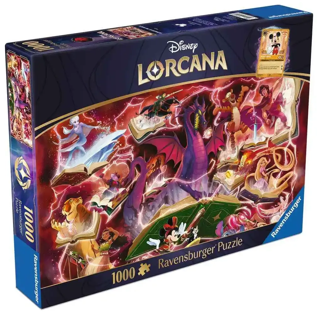 Disney Lorcana Puzzle Glimmers of the Realm: Ruby