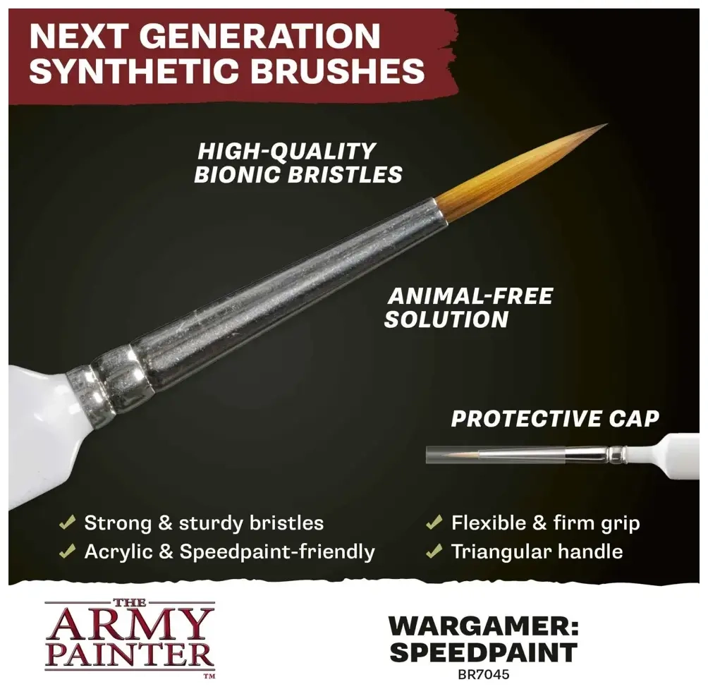 Wargamer Synthetic Brush - Speedpaint (BR7045)