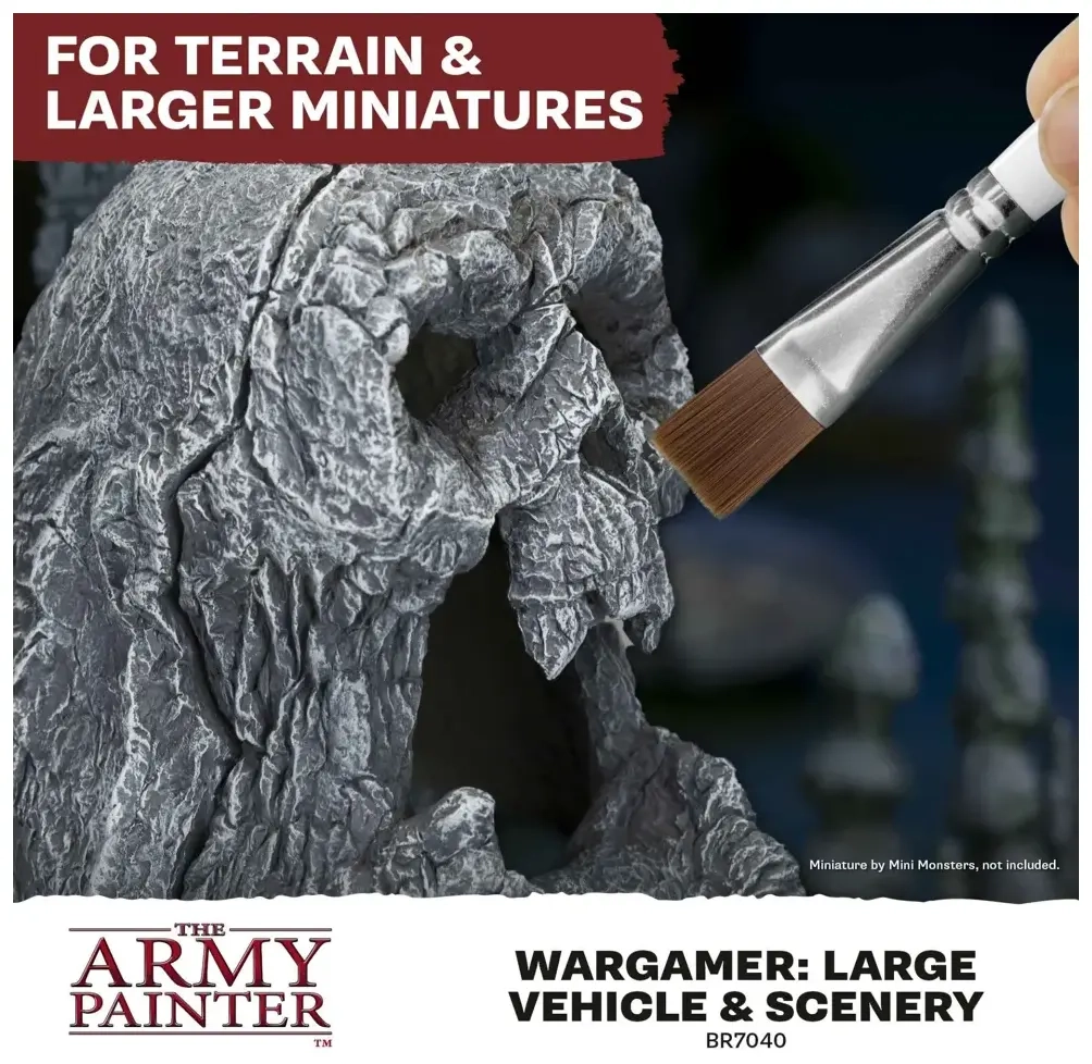 Wargamer Synthetic Brush - Large Vehicle & Scenery (BR7040)