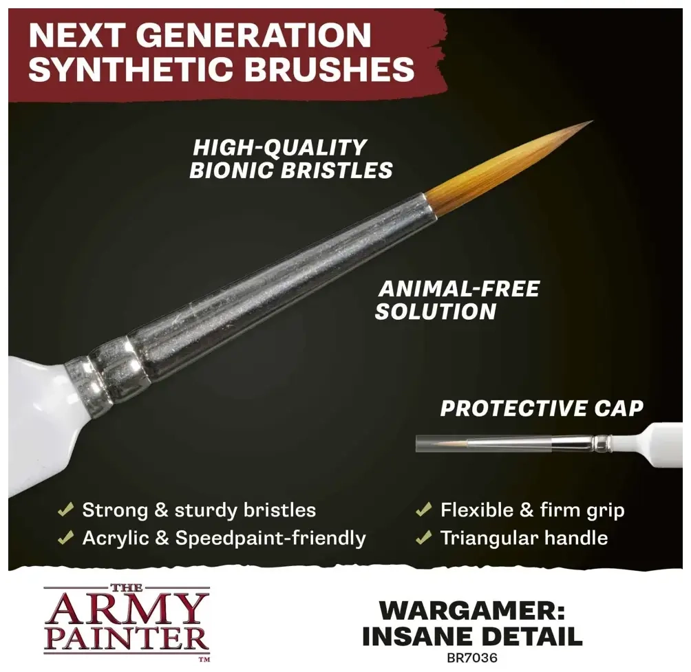 Wargamer Synthetic Brush - Insane Detail (BR7036)