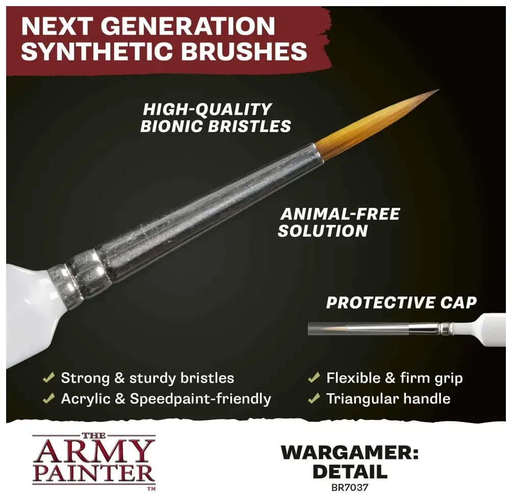 Wargamer Synthetic Brush - Detail (BR7037)