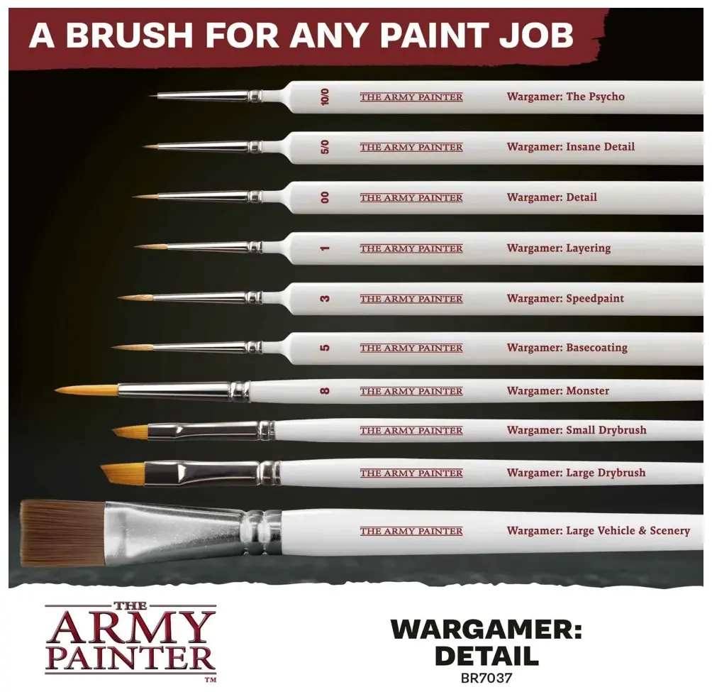 Wargamer Synthetic Brush - Detail (BR7037)