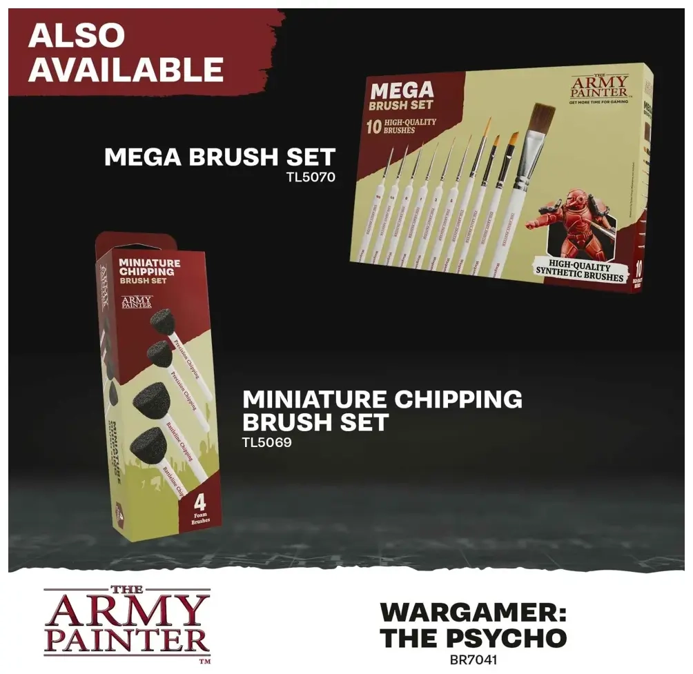 Wargamer Synthetic Brush - The Psycho (BR7041)